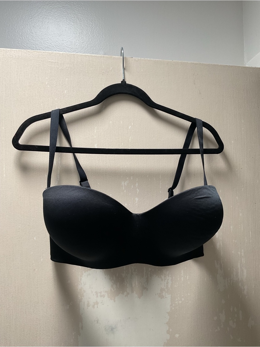 Auden Black Strapless Convertible Molded Cup Bra